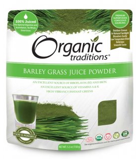 Organic Traditions Barley Grass Juice Powder