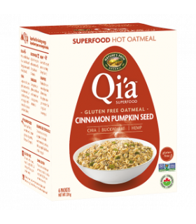 Qi'a Superfood Hot Oatmeal Cinnamon Pumpkin Seed