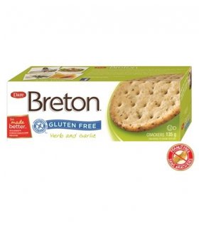 Breton Gluten Free Crackers Herb and Garlic
